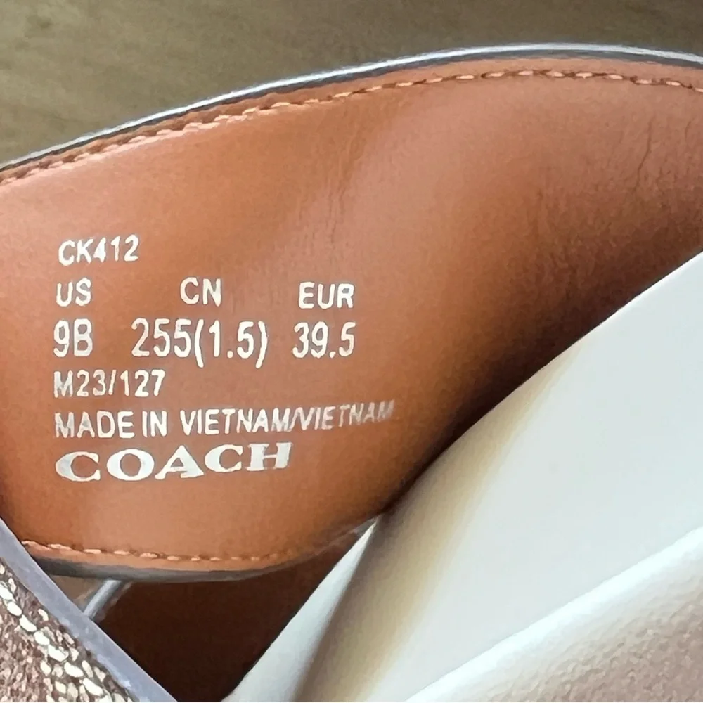 Coach Allanah Slide Sandals in Signature Canvas - Picture 4 of 4